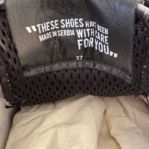 NIB Viole Blanche Juleitte Velour/Sky sneaker 37, Nero-Bianco - Picture 5 of 6